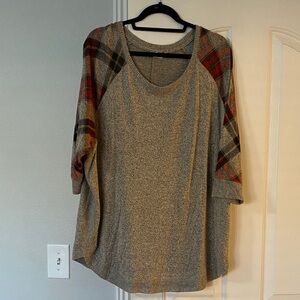 Maurices Heather Gray Knit Top